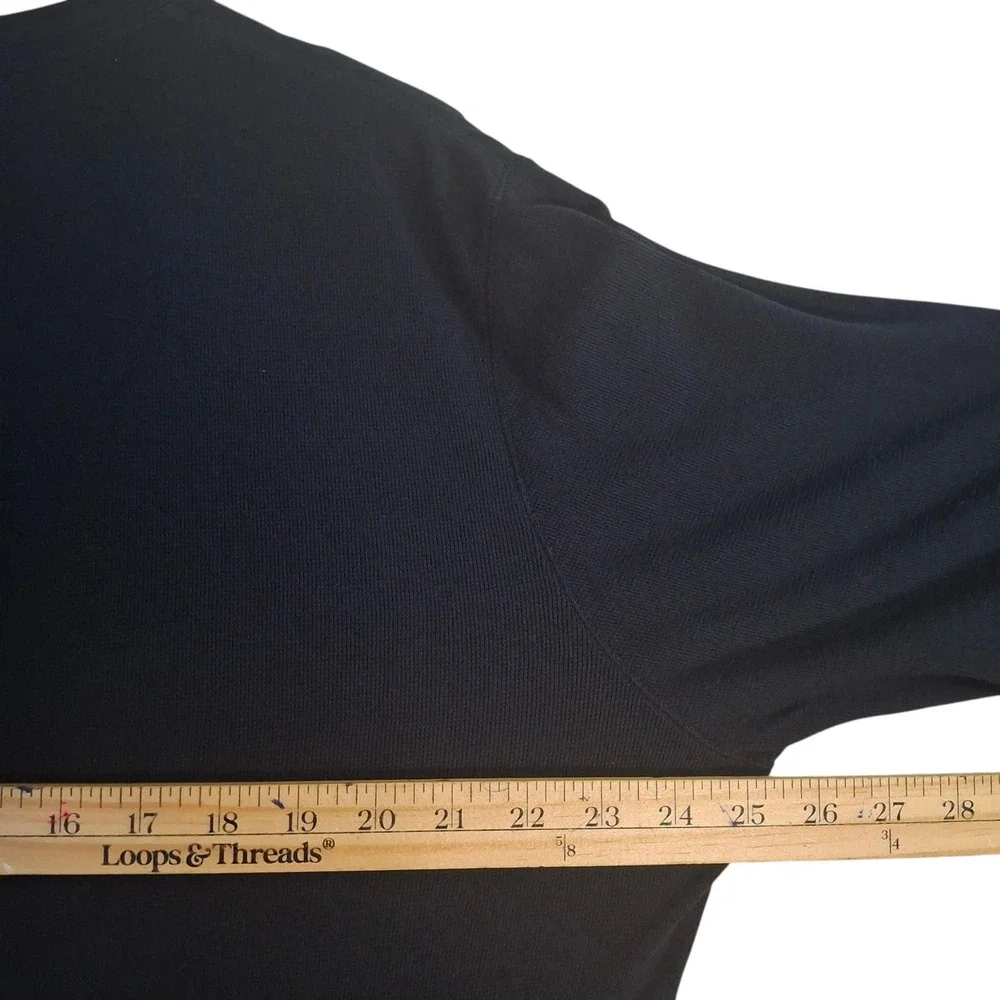 Ralph Lauren Henley Shirt Mens XL Navy Blue Long Sleeve Cotton Modal Stretch